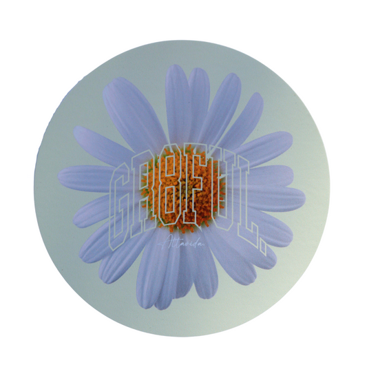 Daisy Grateful Sticker