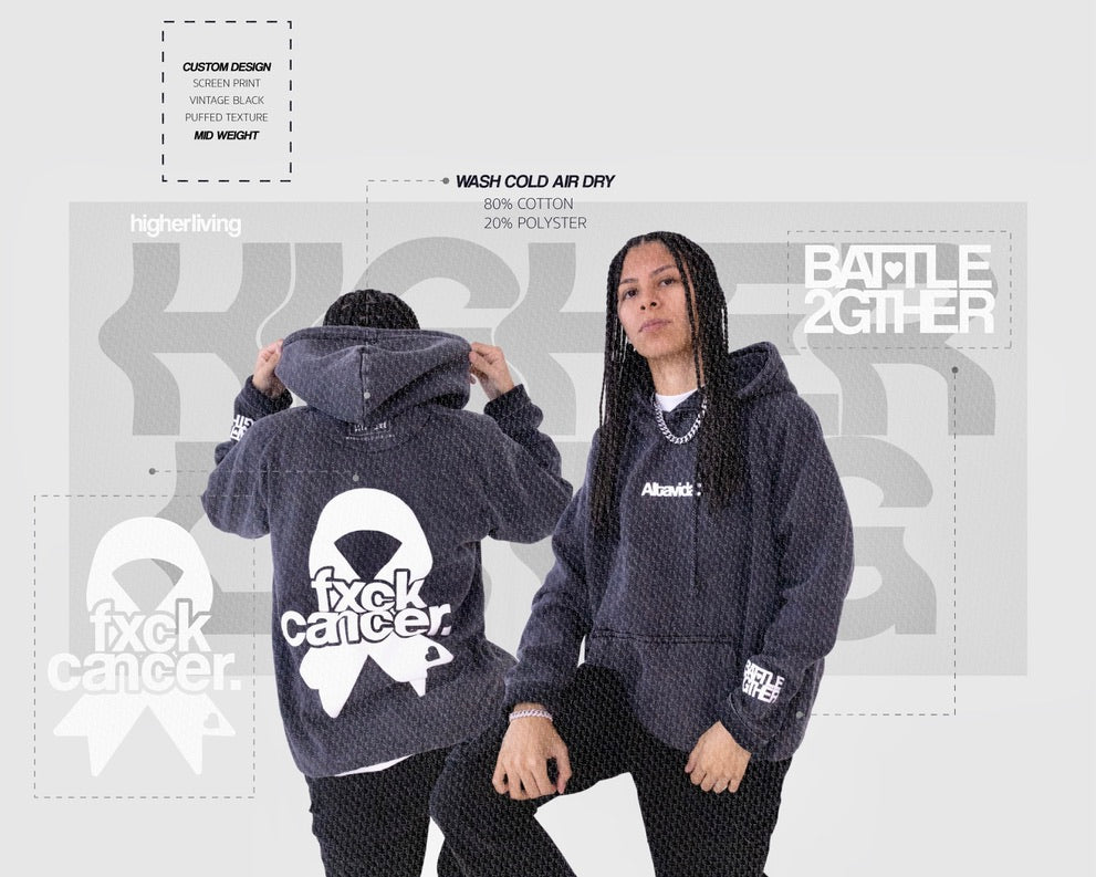 FXCK CANCER HOODIE