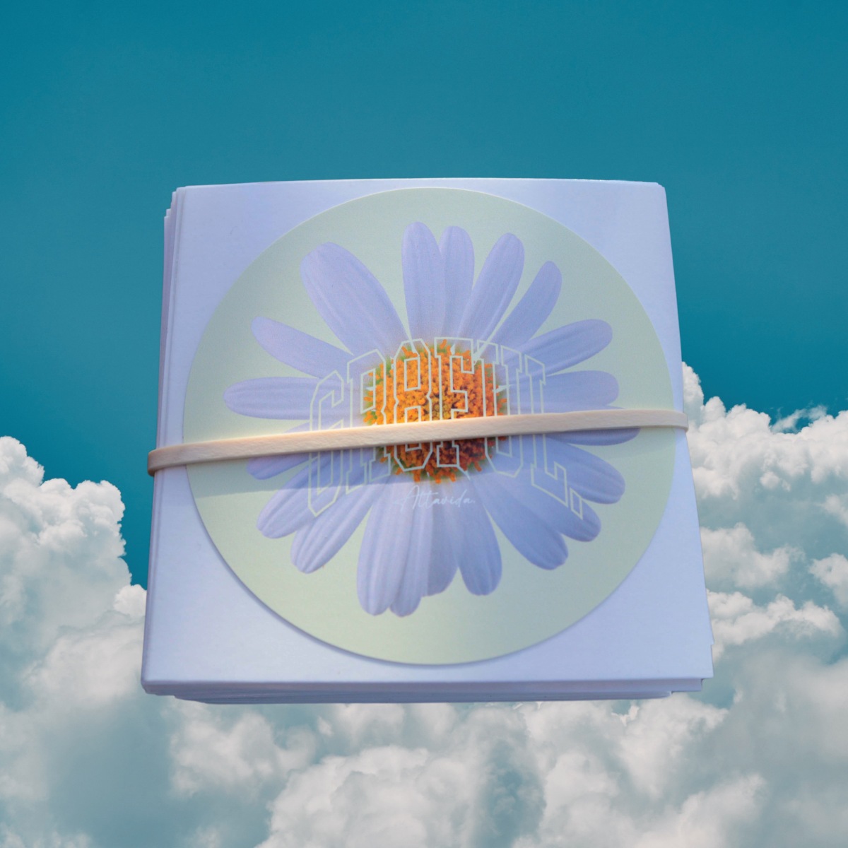 Daisy Grateful Sticker